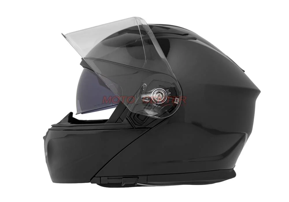 Kask motocyklowy szczękowy z blendą BLEXX YA-967 czarny M ECER22.06 — ujęcie 4