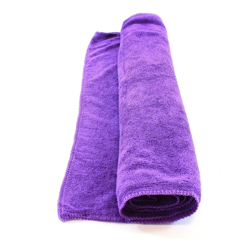 Ścierka / ręcznik z mikrofibry do osuszania 50x100cm gr.300g/m2 fioletowy — ujęcie 3