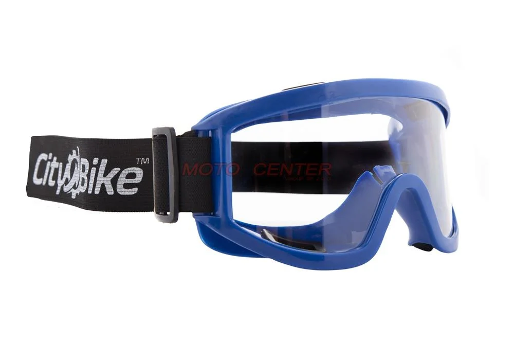 Gogle Cross City-Bike MD-889 niebieskie — ujęcie 2