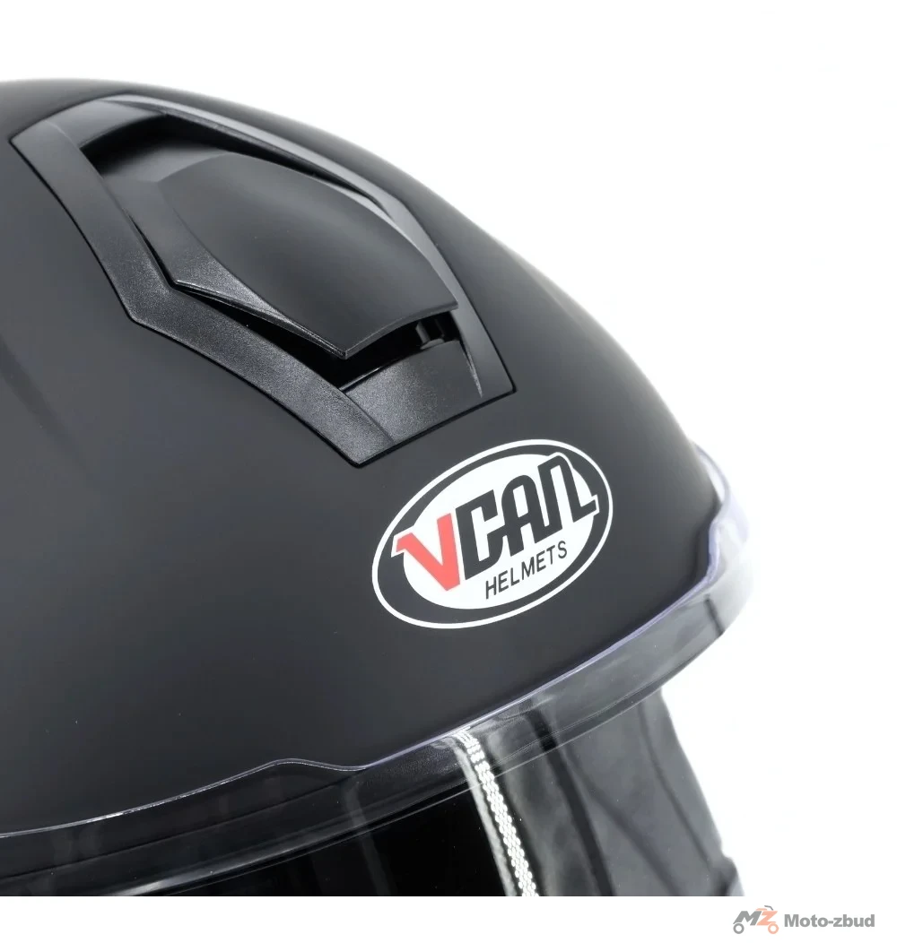 Kask VCAN model H586 Black Matt bez szczęki czarny mat M — ujęcie 2