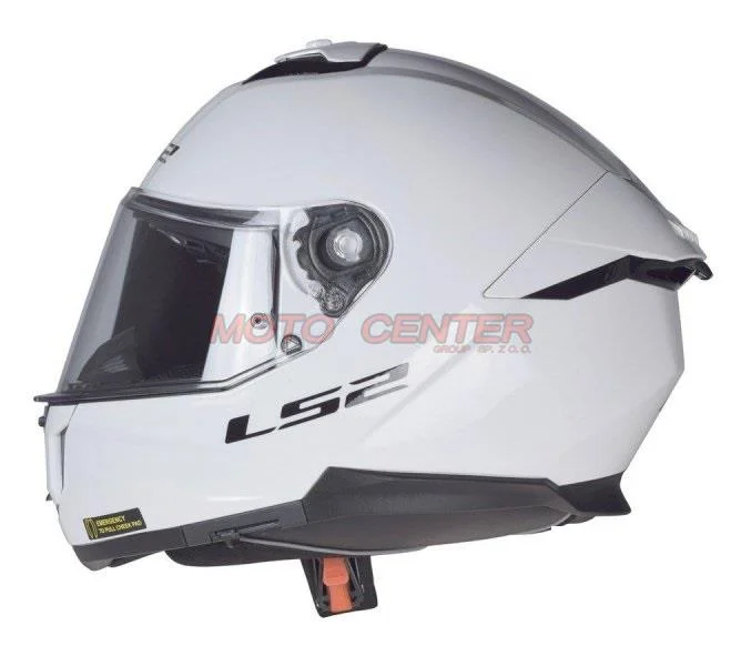 Kask motocyklowy LS2 FF808 STREAM II Solid WHITE-06 3XL — ujęcie 2