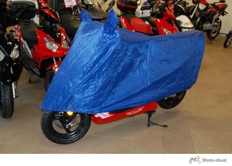 Pokrowiec na motocykl max 650 ccm niebieski