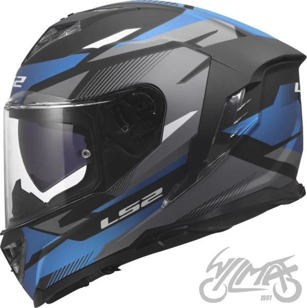 Kask LS2 FF818 Storm III Komai Black Blue — rozmiar S — ujęcie 2