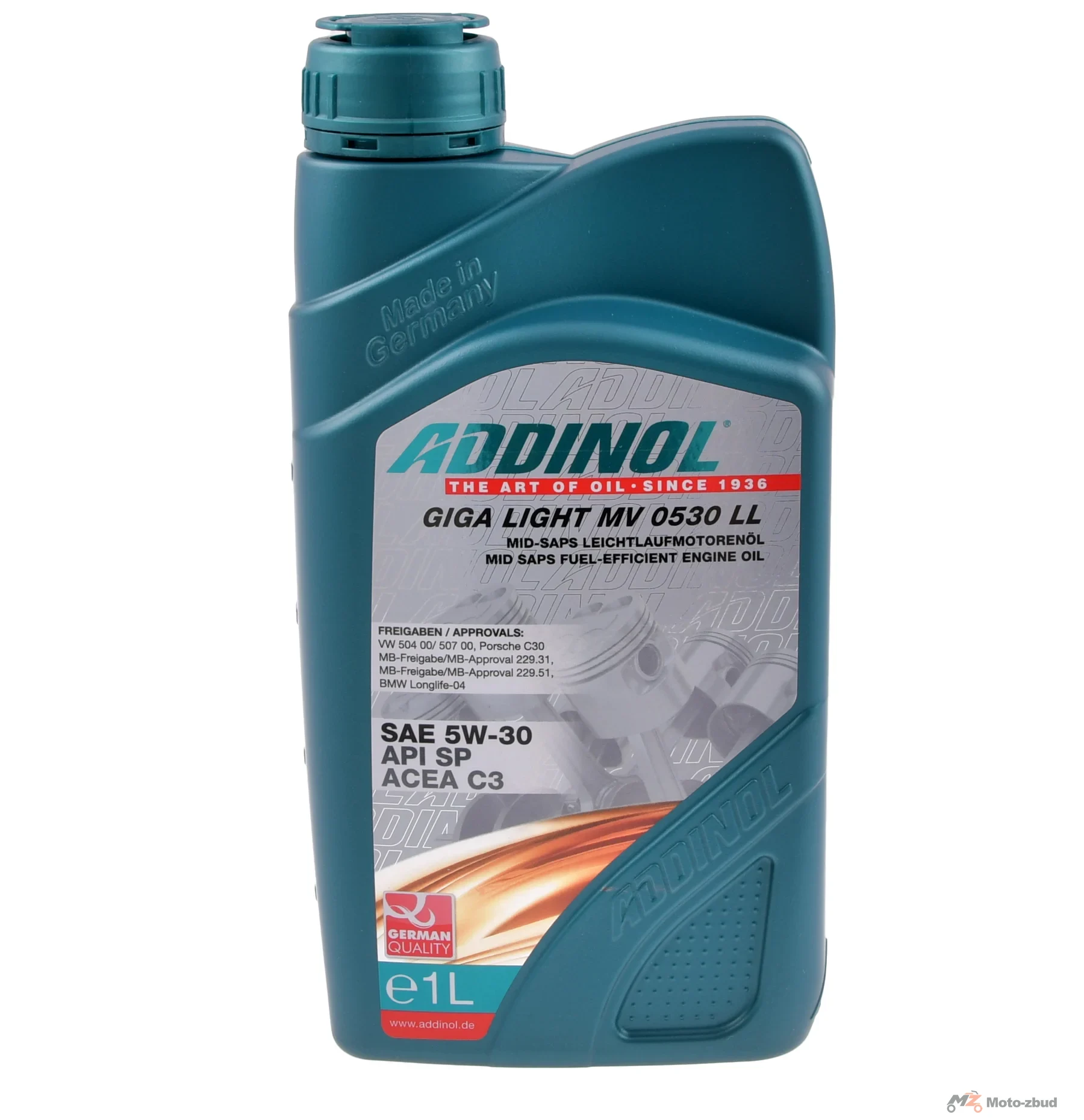 Olej silnikowy Addinol giga light mv 0530 ll 5 W-30 1 l