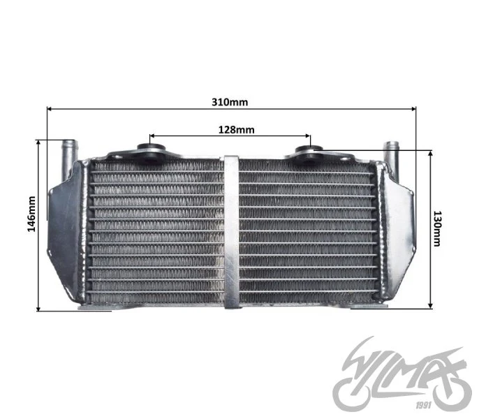 Chłodnica cieczy do Suzuki RM250 2001–2008 — komplet — ujęcie 2
