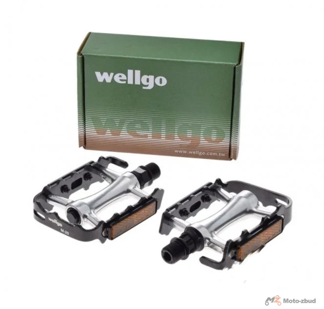 Pedały rowerowe Wellgo platformowe — AWR0074, para