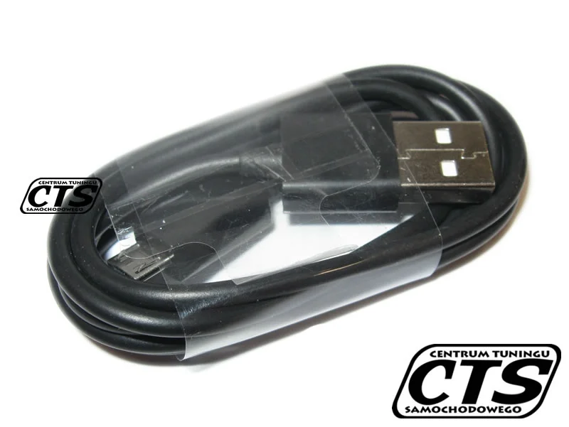 Kabel micro USB czarny — ujęcie 2