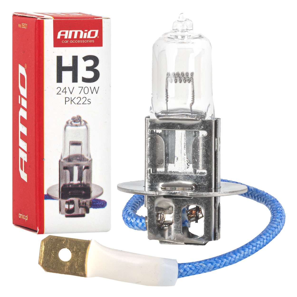 Żarówka halogenowa H3 24 V 70 W PK22s
