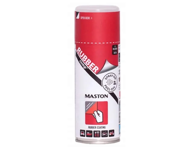 MASTON Płynna Guma Spray 400 ml - Czerwony Półmat (satin)