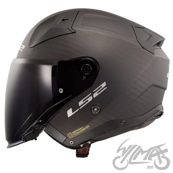 Kask LS2 OF603 Infinity II Matt Carbon — rozmiar L — ujęcie 2