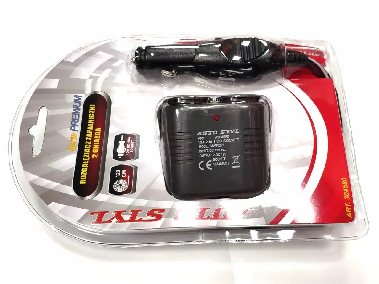 Rozgałęziacz zapalniczki PREMIUM 2 in 1 — ujęcie 3
