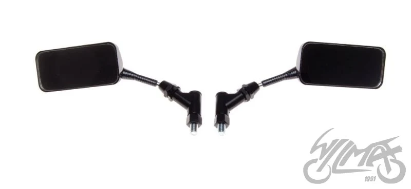 Lusterka prostokątne M04-0505, carbon — M10 × 1,25, para — ujęcie 2