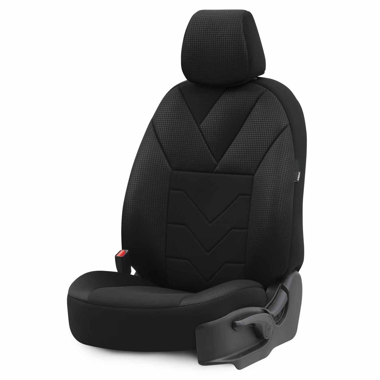Komplet pokrowców na fotele samochodowe OTOM TEMPO 1501 BLACK NZ — ujęcie 9
