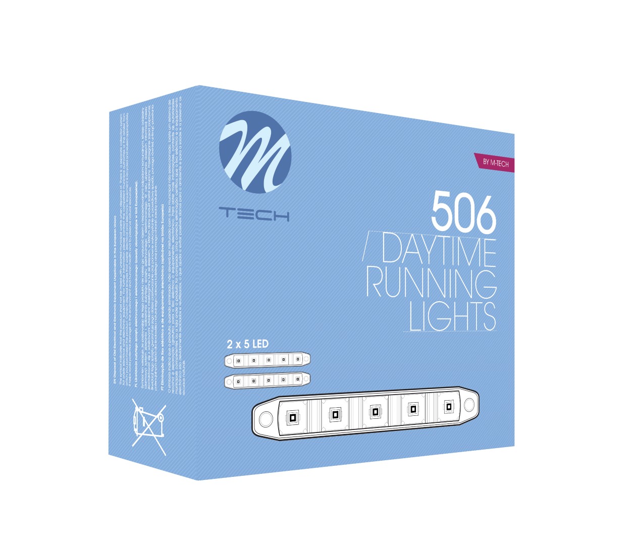 Światła do jazdy dziennej LED DRL 506SE M-Tech LDO506 — ujęcie 6