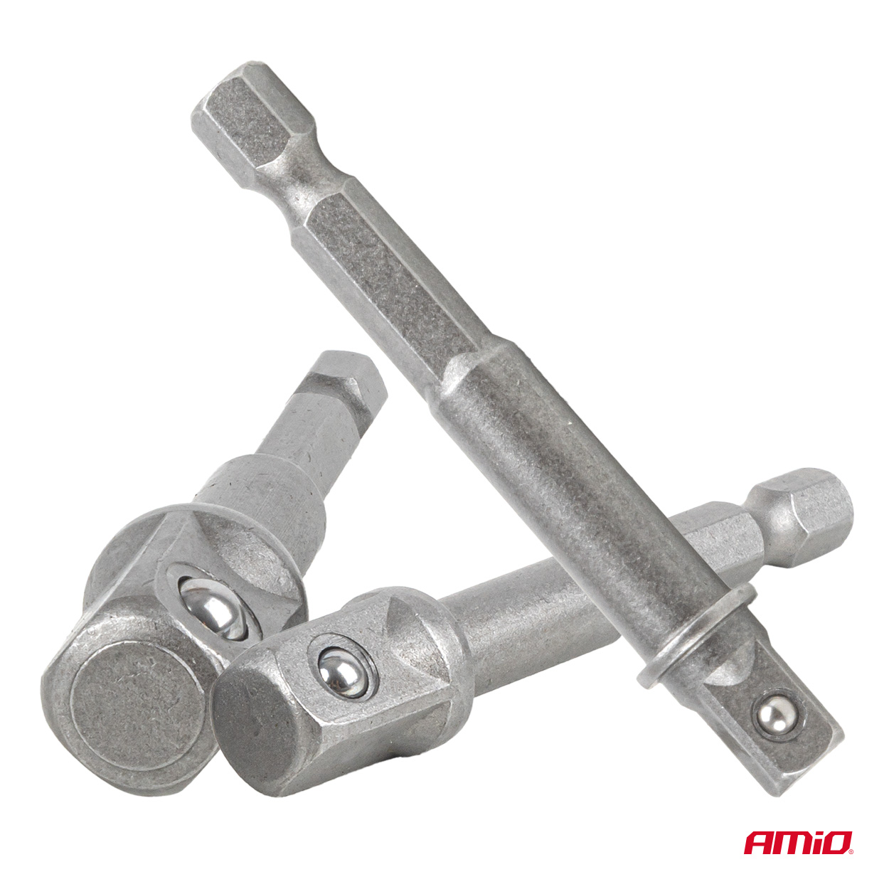 Zestaw adapterów do wkrętarki 3 elementów 1/4" 3/8" 1/2" — ujęcie 2