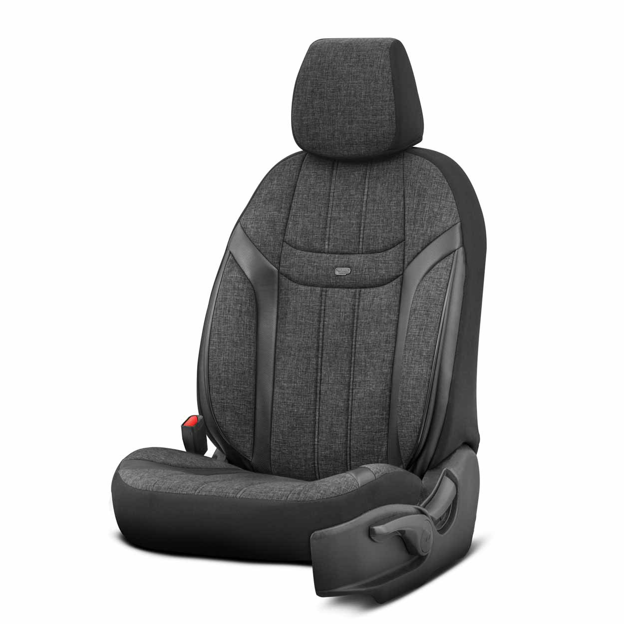Komplet pokrowców na fotele samochodowe OTOM SWAN 501 BLACK 3-ZIP — ujęcie 9