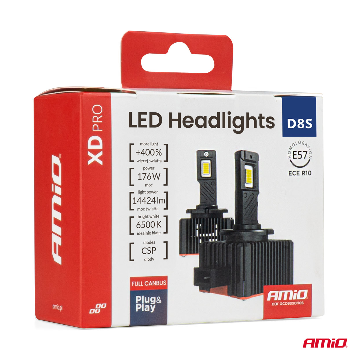 Żarówki samochodowe LED XD PRO D8S FULL CANBUS — ujęcie 9
