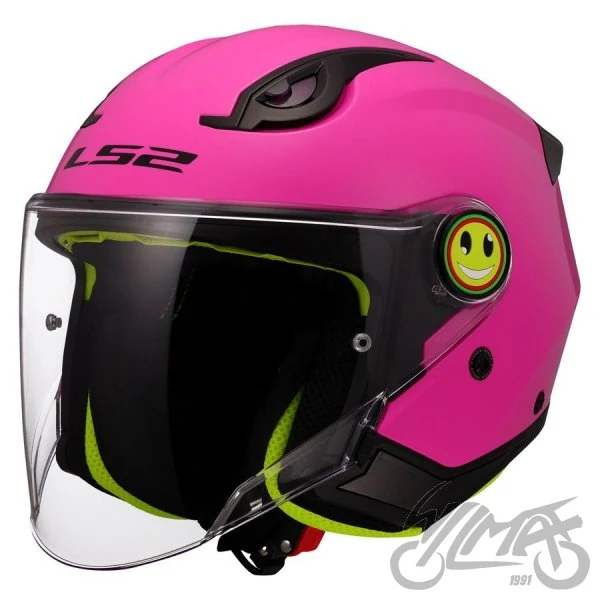 Kask LS2 OF622 funny II Solid pink — rozmiar M