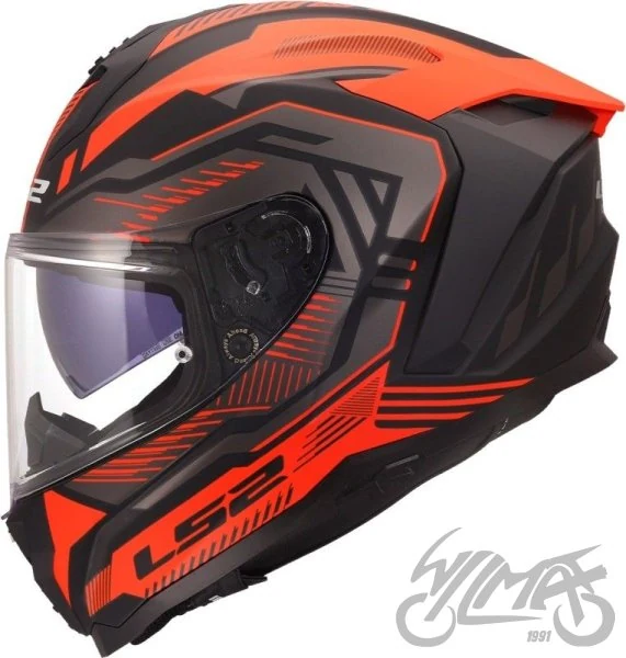 Kask LS2 FF817 Challenger II Dravix Red — rozmiar S — ujęcie 2