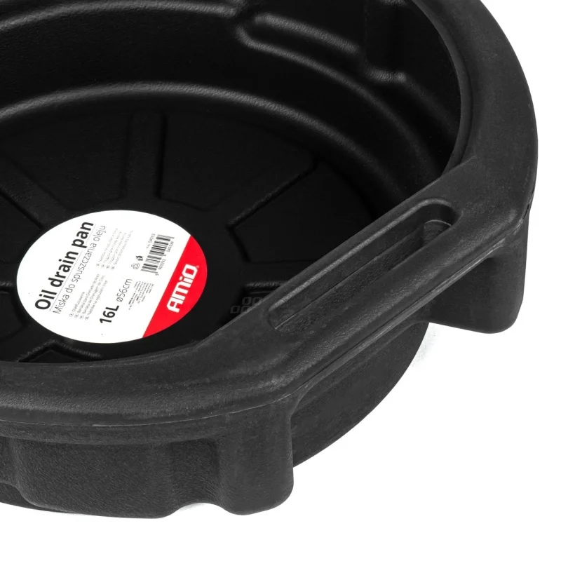 Miska z lejkiem do zlewania oleju spuszczania płynów cieczy 16l 56cm — ujęcie 2