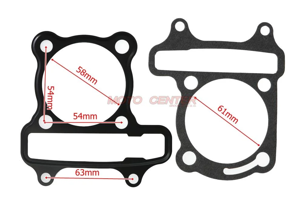 Uszczelki cylindra 150 cm³ skuter GY6 Cross Quad ATV (57,40 mm) — ujęcie 2