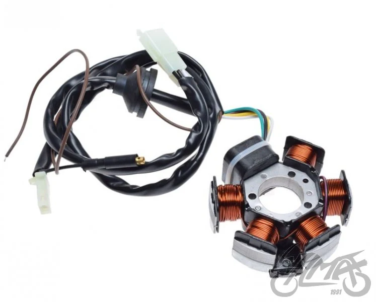 Stator iskrownik 6 cewek do Malaguti 4T — ujęcie 1