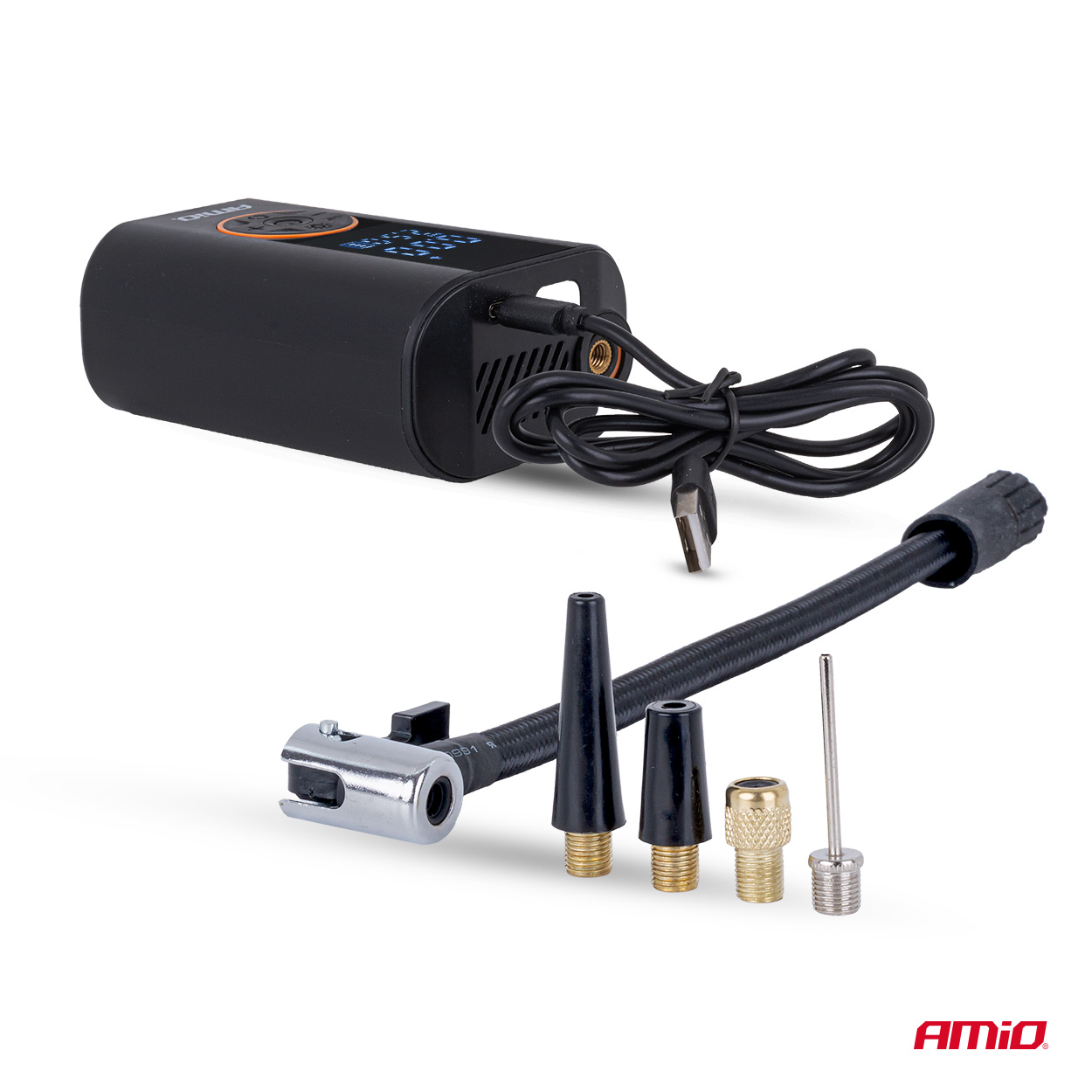 Kompresor samochodowy bezprzewodowy z wyświetlaczem LED 40 W USB-C ACOMP-25 — ujęcie 5