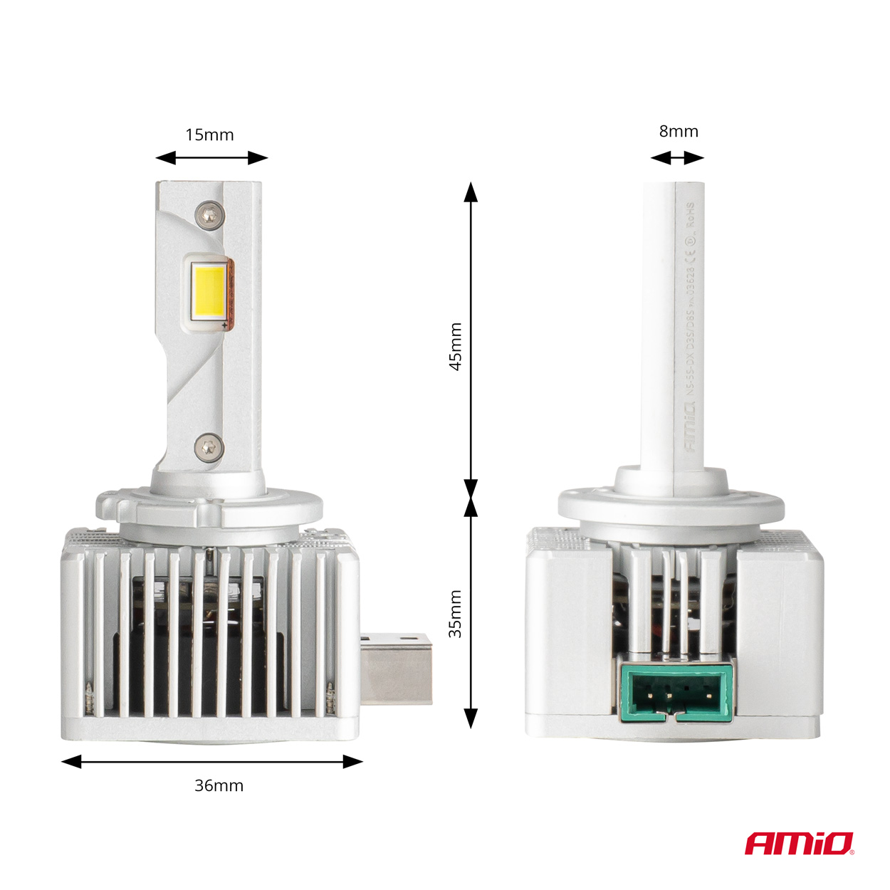 Żarówki samochodowe LED seria D-Basic D3S/D8S/D3R 6000K Canbus — ujęcie 3