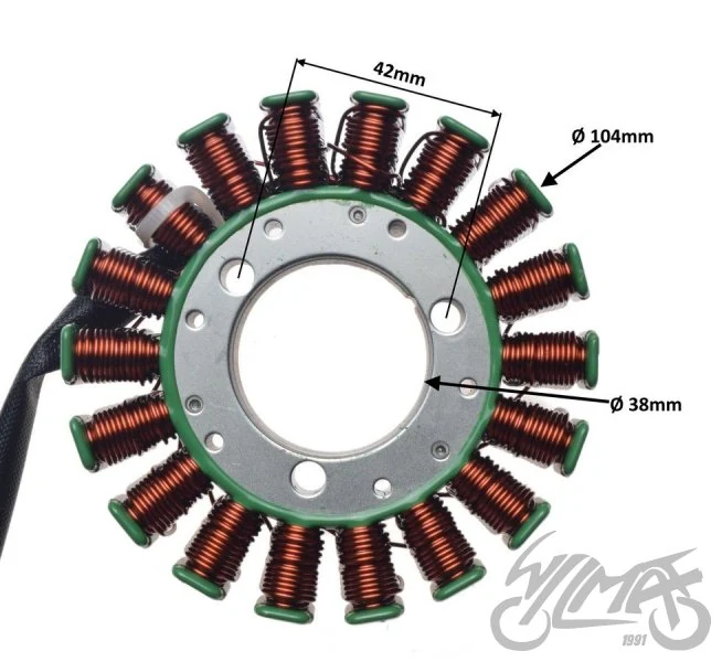 Stator 18 cewek do Suzuki GSX-R600 / GSX-R750 — 2001–2005 — ujęcie 2