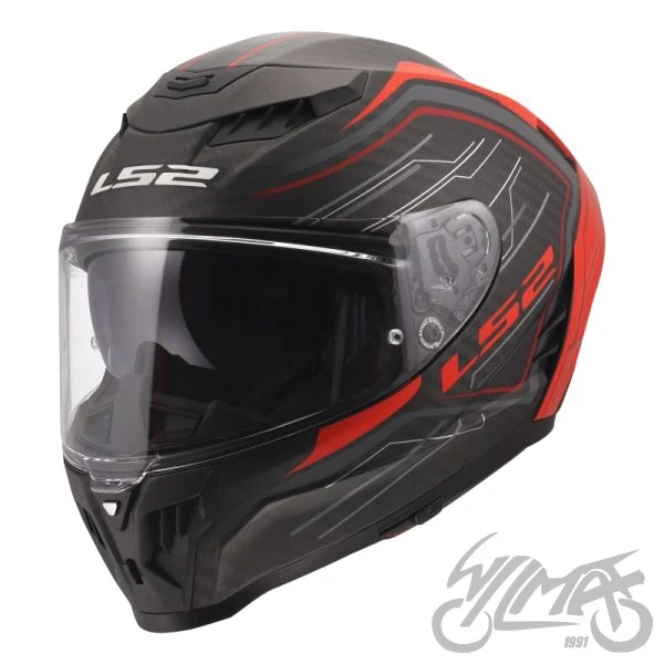 Kask LS2 FF807 Dragon Subic Red — rozmiar S