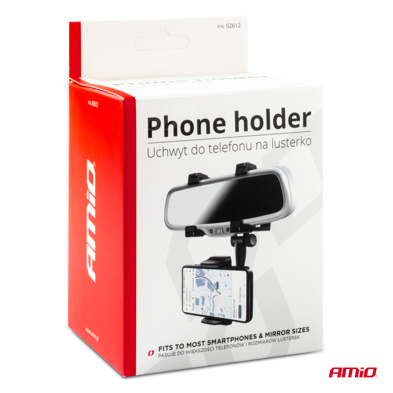 Uchwyt na telefon do samochodu na lusterko HOLD-17 — ujęcie 4