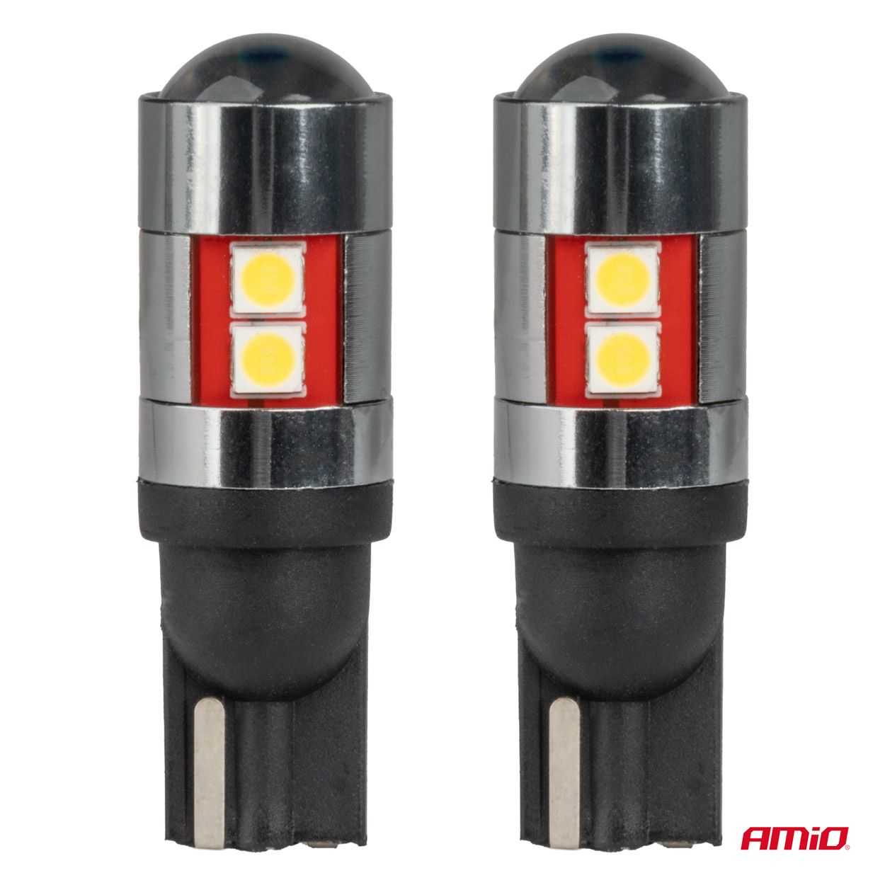 Żarówki LED CANBUS T10 W5W 9 SMD 3030 White 12 V 24 V 36 V 48 V — ujęcie 2