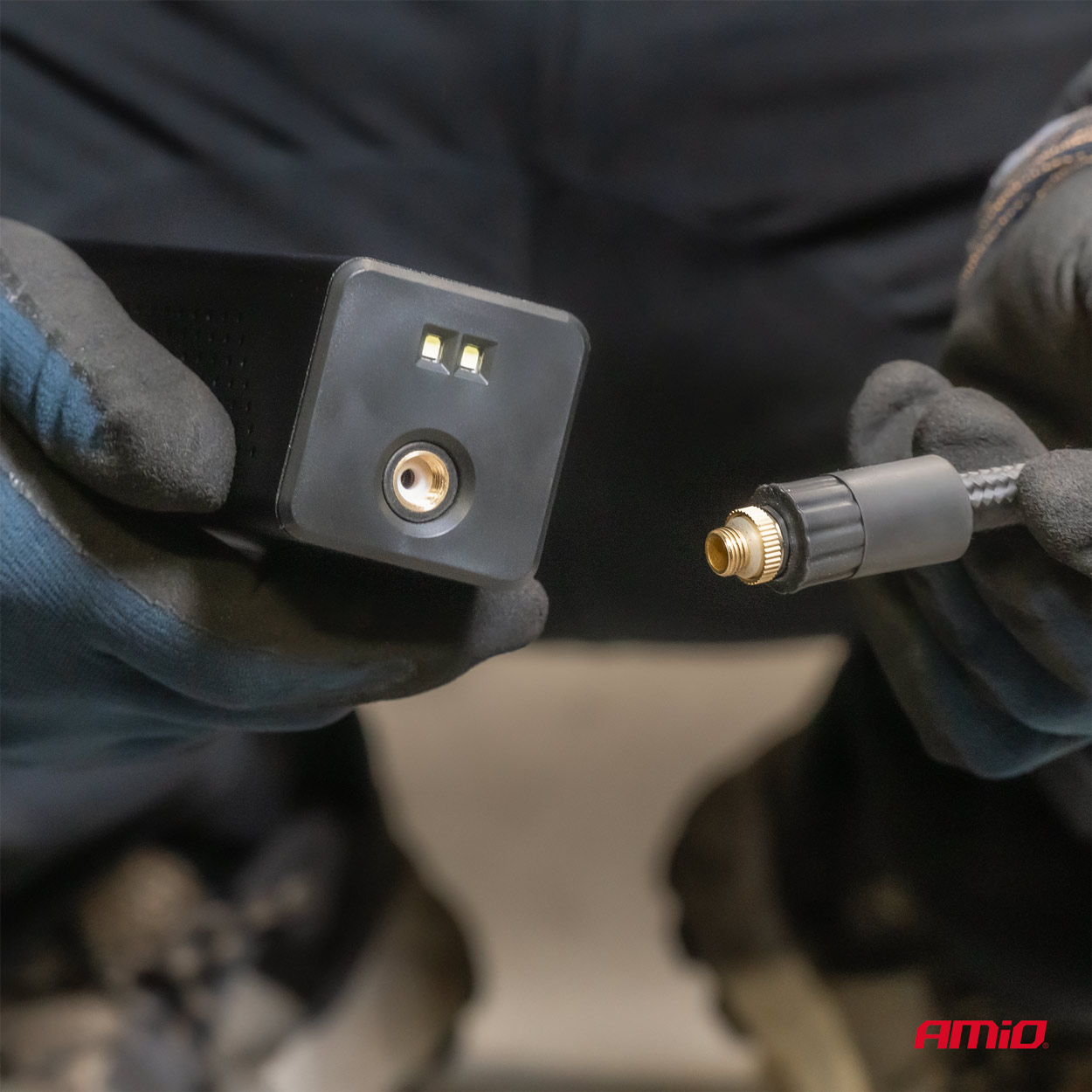 Kompresor samochodowy z wyświetlaczem LED 12 V 100 W — ujęcie 4