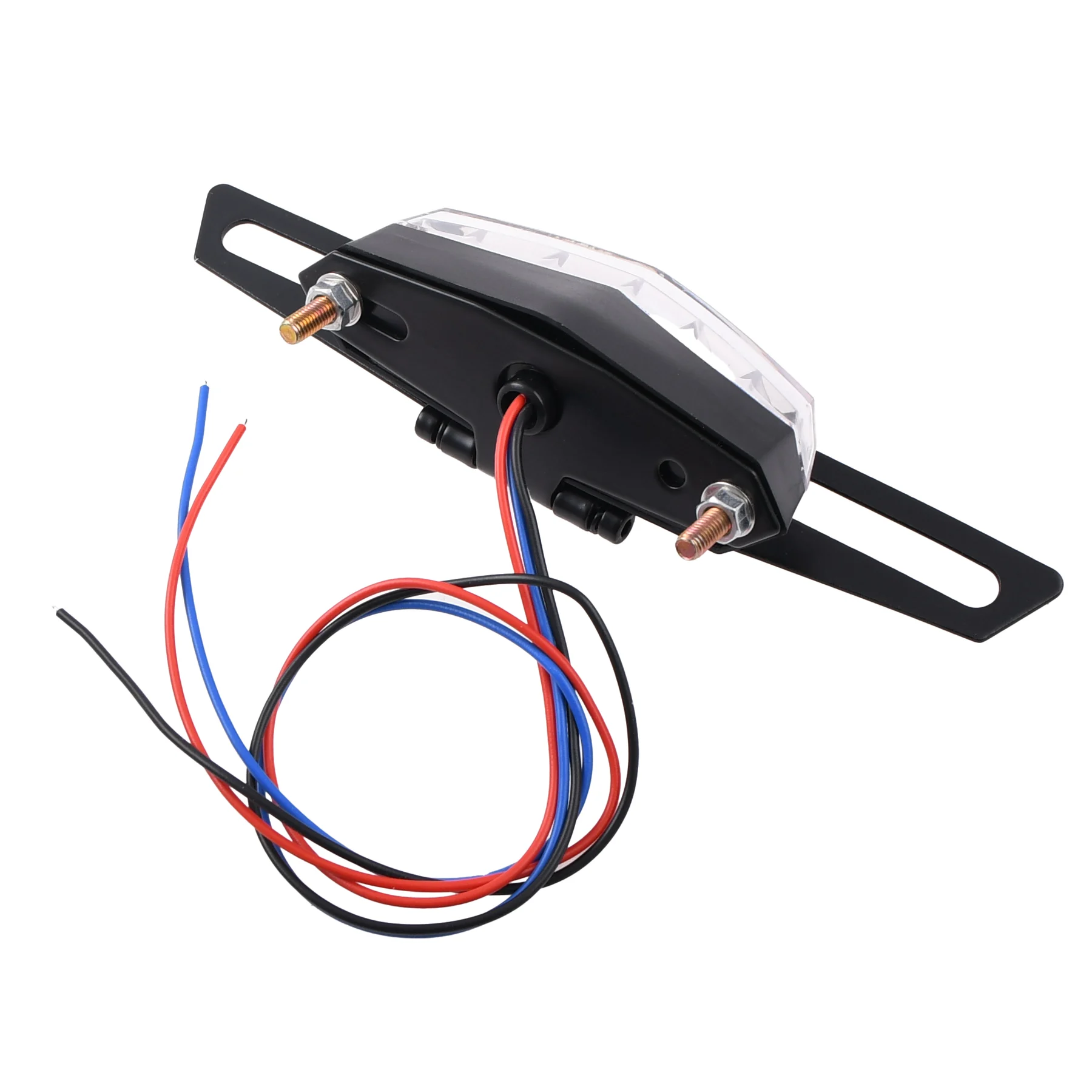 Lampa tylna uniwersalna LED biała z uchwytem tablicy Racing Force — ujęcie 2