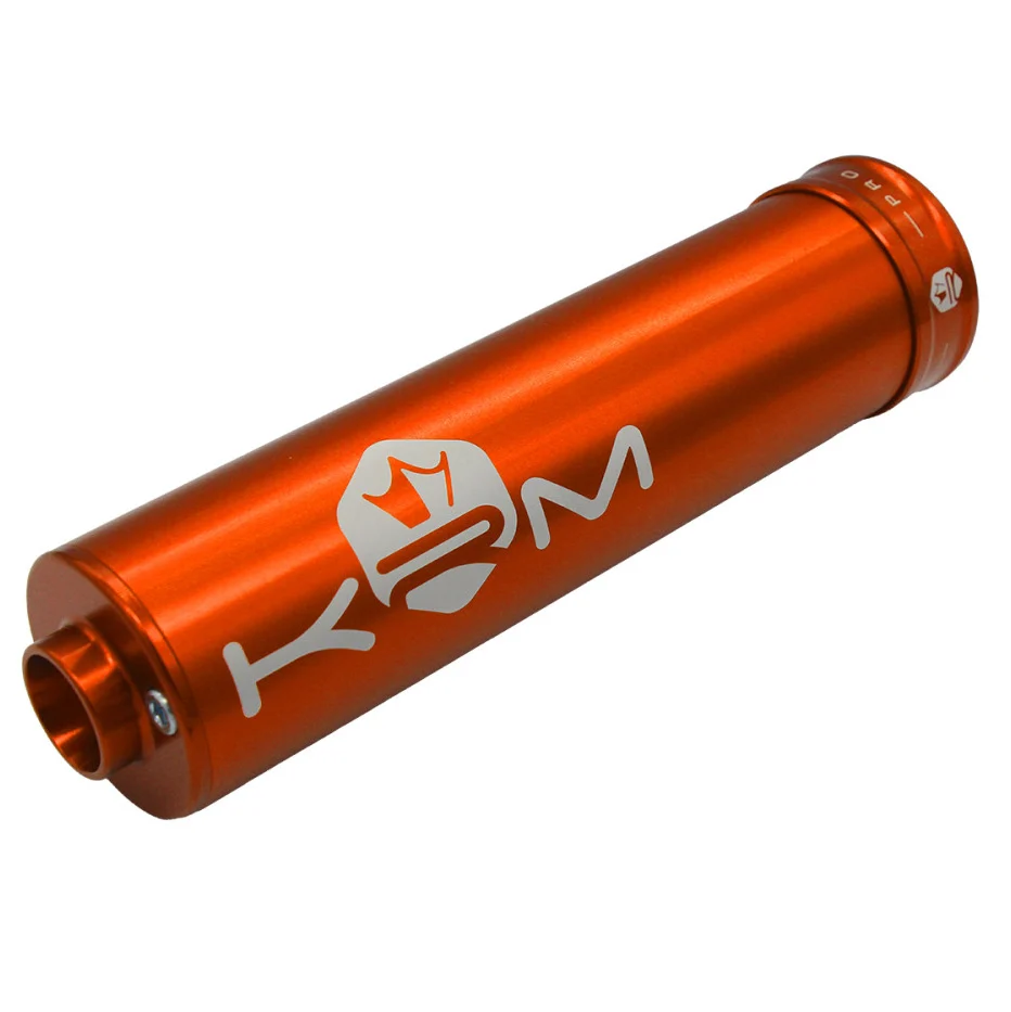 Końcówka wydechu KRM Pro Ride aluminium pomarańczowa 70-90 cm³ — ujęcie 1
