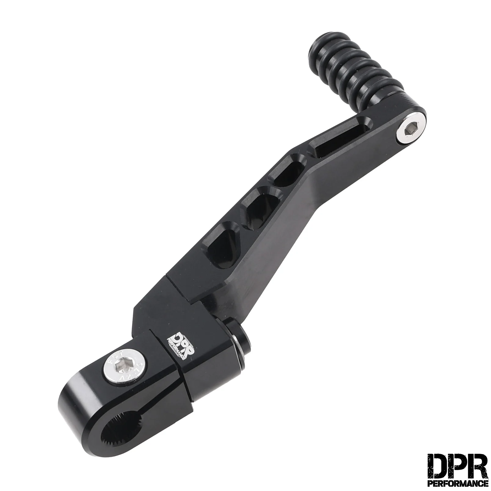 Dźwignia startera Simson S51 czarna aluminium CNC racing DPR Performance — ujęcie 1