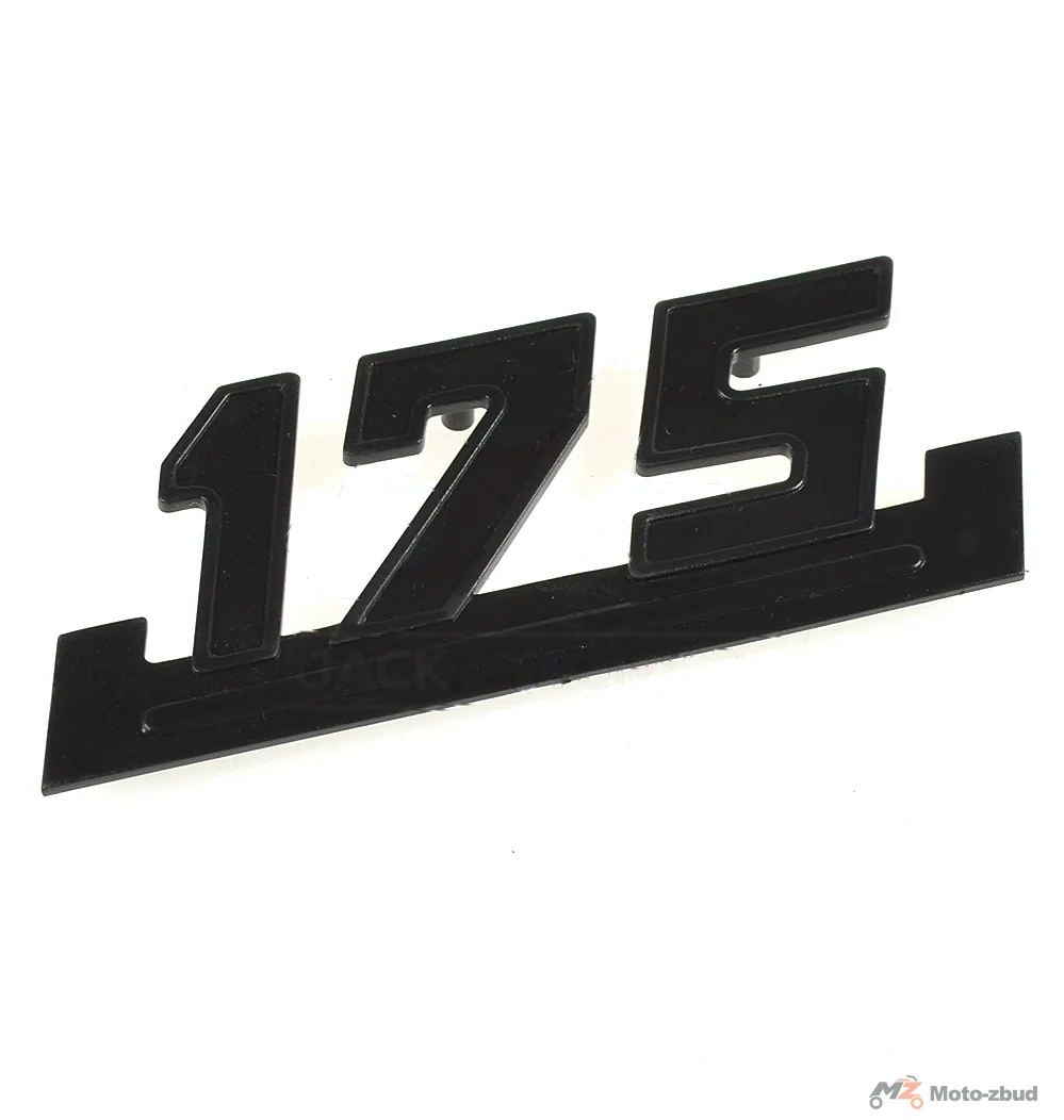 Znaczek boczka WSK 175 czarny PL