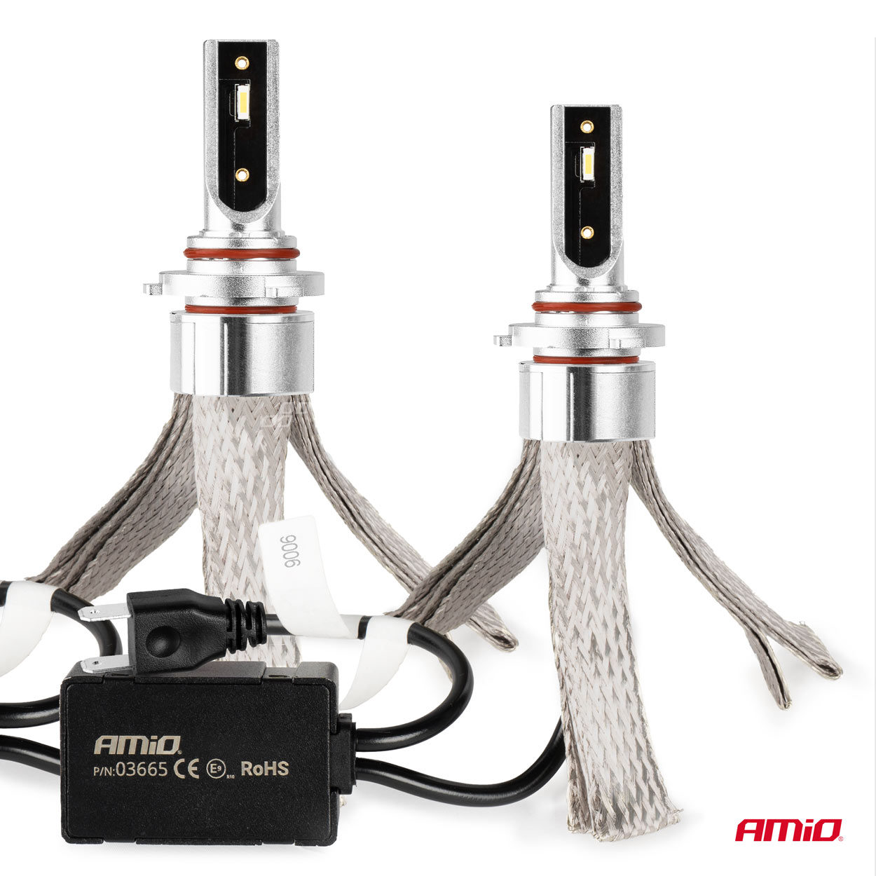 Żarówki samochodowe LED seria FLEX+ HB4 12 V 24 V 6000K Canbus AMIO-03665 — ujęcie 6