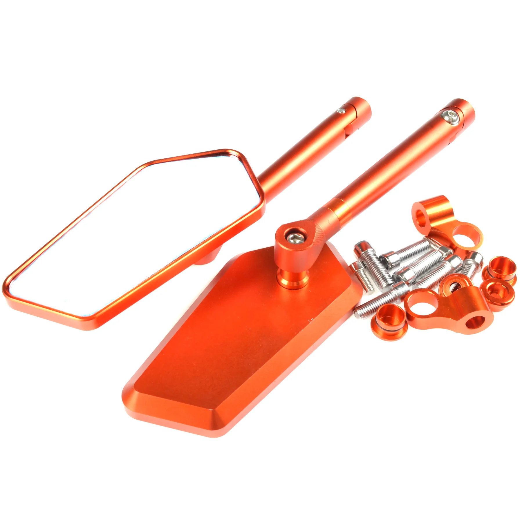 Lusterko pomarańczowe Evo V2 aluminium Replika kpl. — ujęcie 1