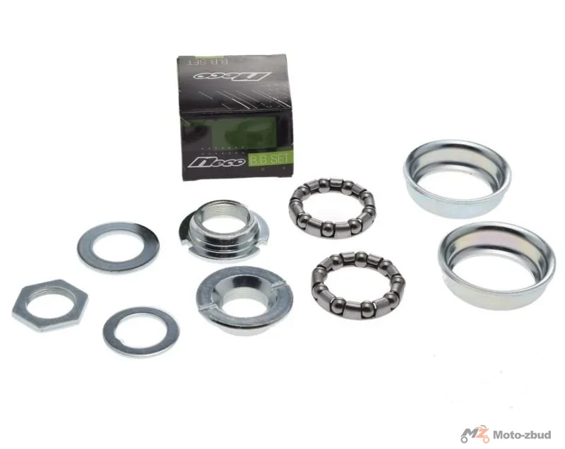 Miski suportu Neco BMX 51,3 mm — zestaw AWR0109