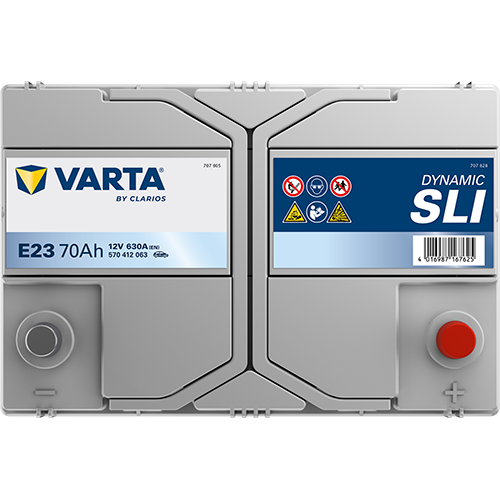 Akumulator 70 Ah 630A 261×175×220/P+ Varta 570412063K262 — ujęcie 4