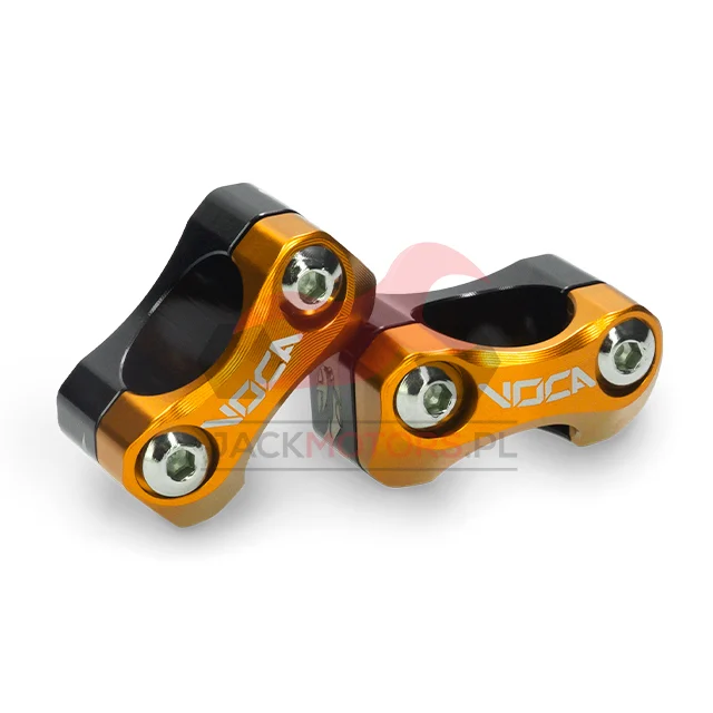 Adapter kierownicy wieżyczki 22 mm / 28 mm VOCA HB28 V2 aluminium CNC złote uniwersalne — ujęcie 1