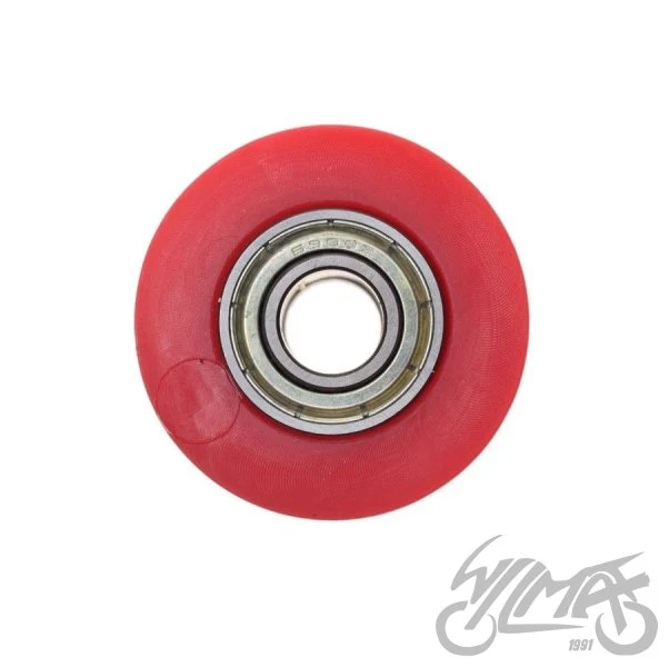 Rolka prowadząca łańcucha 38 mm — otwór 10 mm, czerwona, AW567731 — ujęcie 2