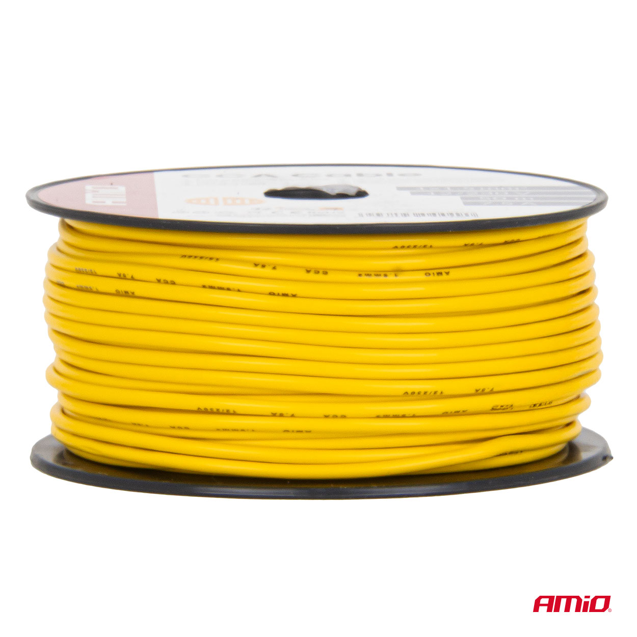 Przewód jednożyłowy żółty CCA 1x1.5mm2 50m 7.5A 12/230V — ujęcie 2