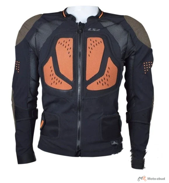 Kurtka LS2 X-Terrain męska Black H-V Orange — XXL
