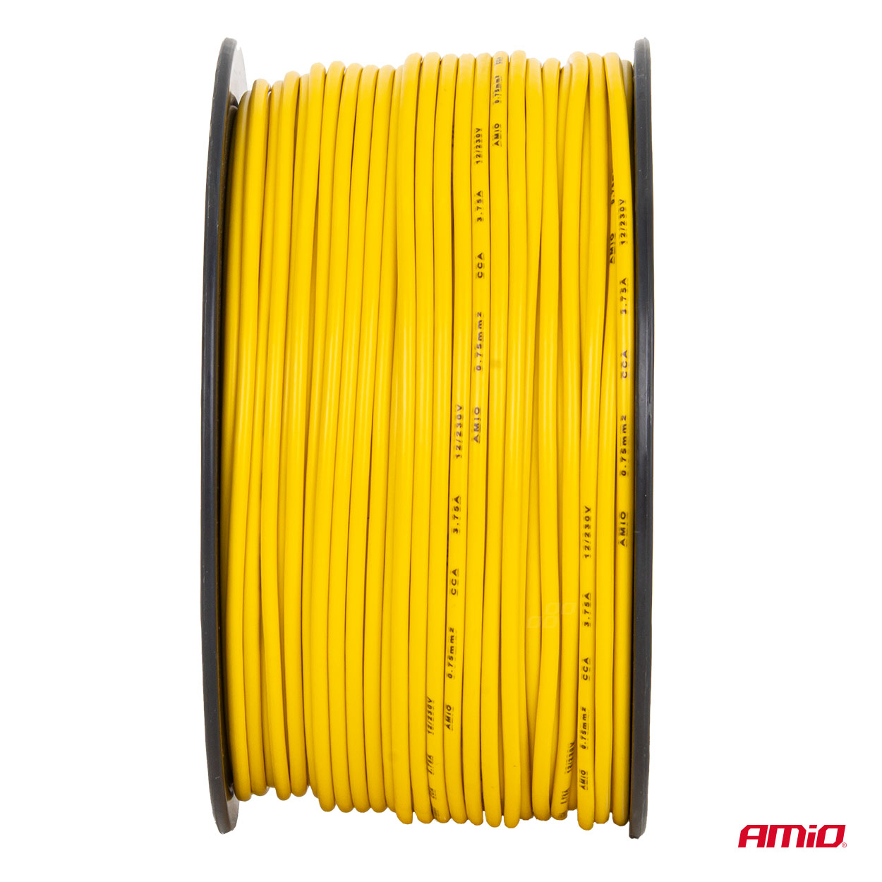 Przewód jednożyłowy żółty CCA 1x0.75mm2 100m 3.75A 12/230V — ujęcie 3