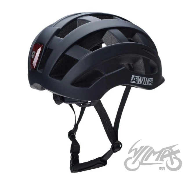 Kask rowerowy Awina by MOON urban L czarny mat — KS10-2 — ujęcie 2