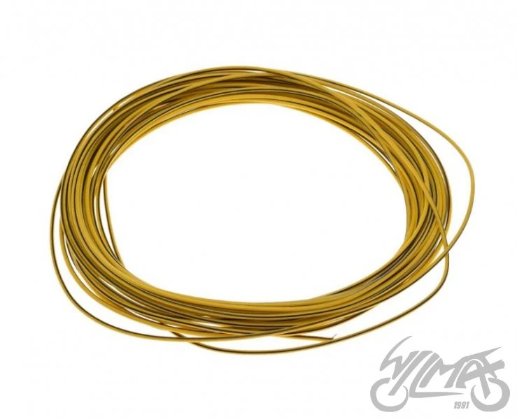 Przewód instalacji 0,75 mm² żółty/czarny 10 metrów — ujęcie 1