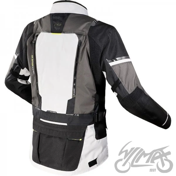 Kurtka motocyklowa LS2 Norway męska Black Grey Yell. — 3XL — ujęcie 2