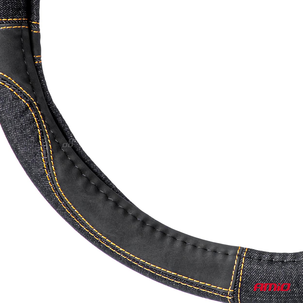 Pokrowiec nakładka na kierownicę samochodową M 37-39cm SWC-52-M — ujęcie 2